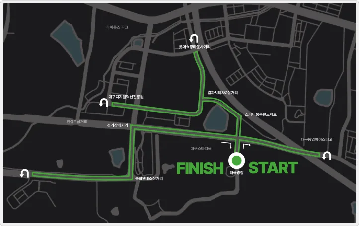 2026 THE RACE DAEGU 10K 코스 1