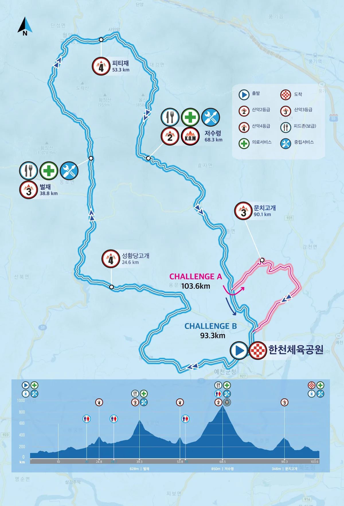 2026 예천저수령그란폰도 코스 1