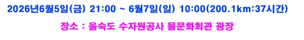 2026 물사랑 낙동강 200km울트라마라톤